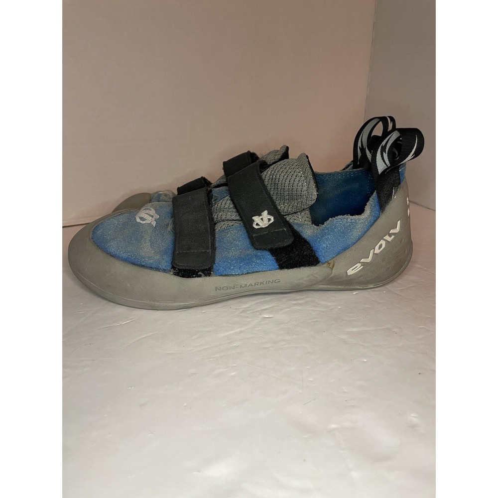 Evolv VTR3D Climbing Shoes Blue Grey US 8 EUR 41